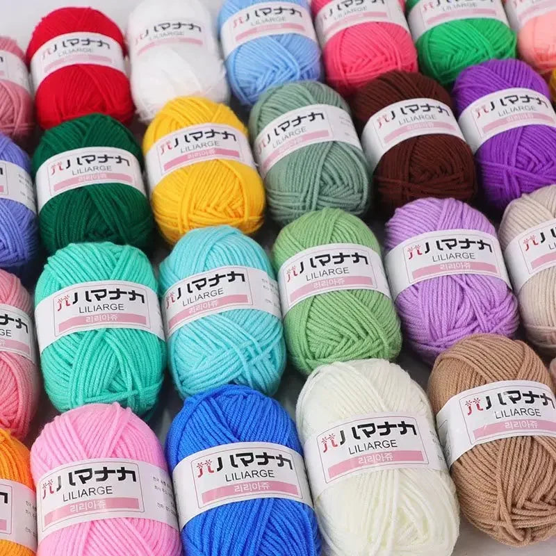 Milk Sweet Soft Cotton Baby Knitting Wool Yarn