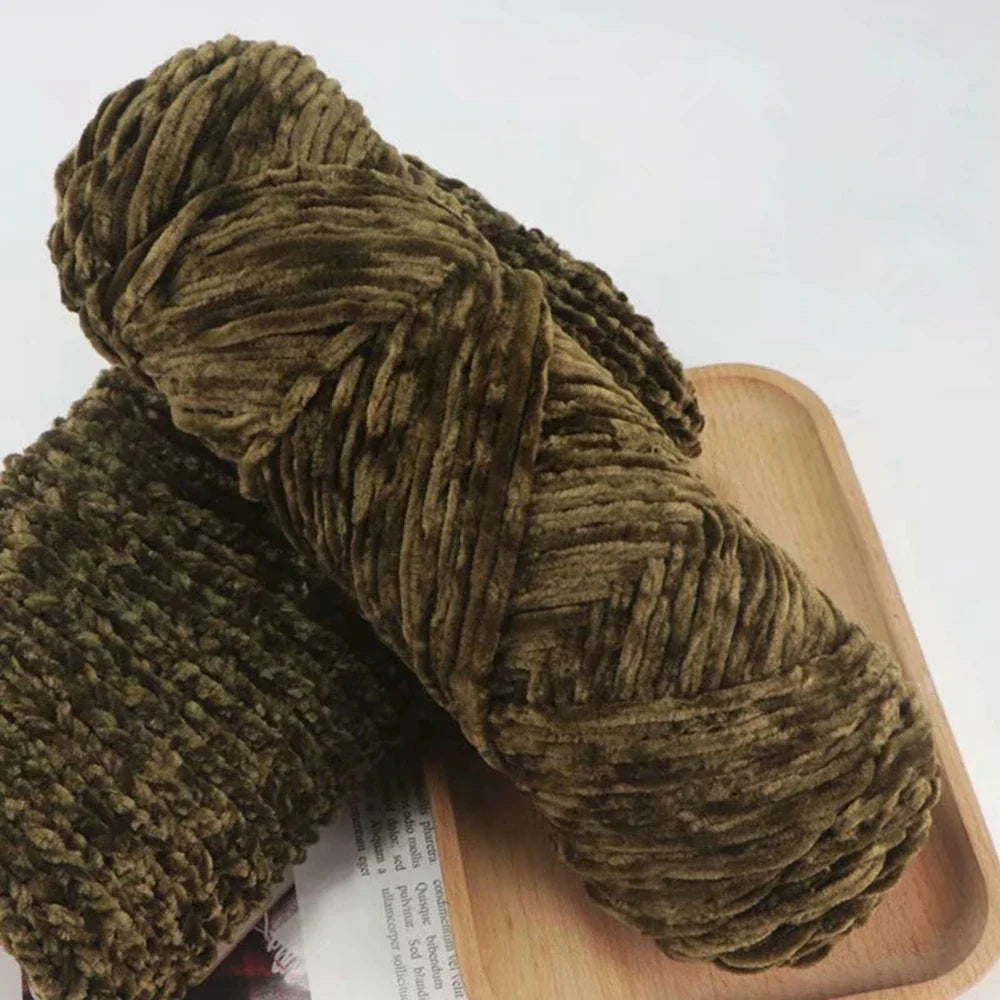 95g Chenille Soft Velvet Yarn Blended Knitting Wool Crochet