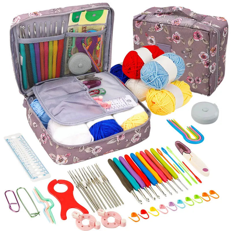 Crochet Kit Beginners Crochet Hook Set with Crochet Yarn