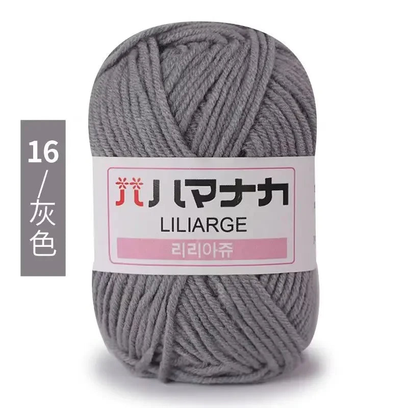 Milk Sweet Soft Cotton Baby Knitting Wool Yarn