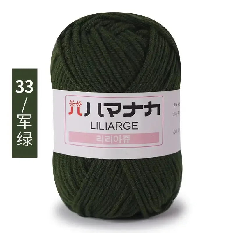 Milk Sweet Soft Cotton Baby Knitting Wool Yarn