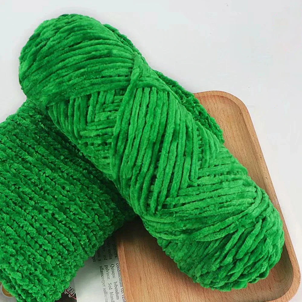 95g Chenille Soft Velvet Yarn Blended Knitting Wool Crochet