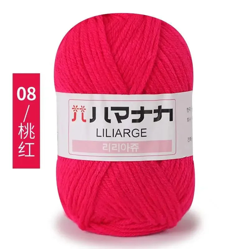 Milk Sweet Soft Cotton Baby Knitting Wool Yarn