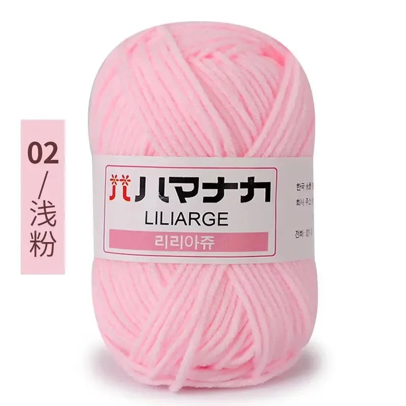 Milk Sweet Soft Cotton Baby Knitting Wool Yarn