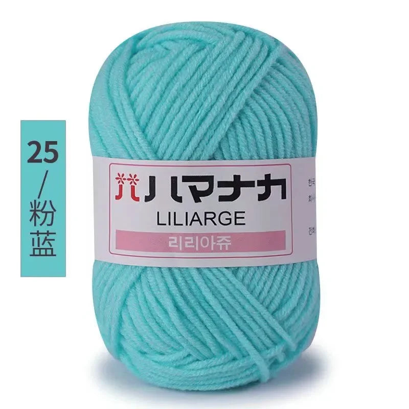 Milk Sweet Soft Cotton Baby Knitting Wool Yarn