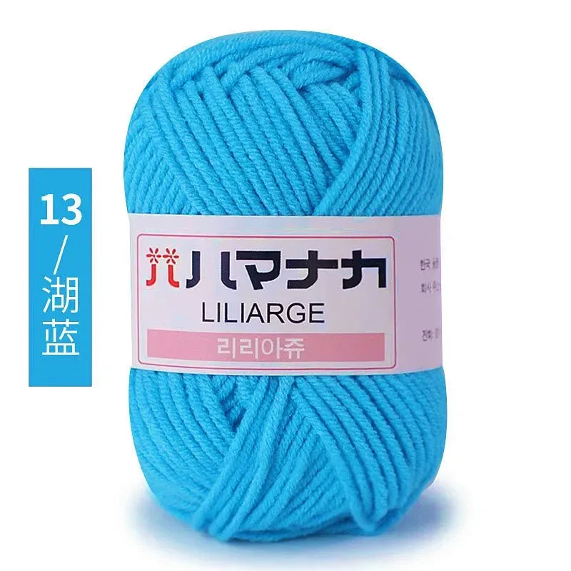 Milk Sweet Soft Cotton Baby Knitting Wool Yarn