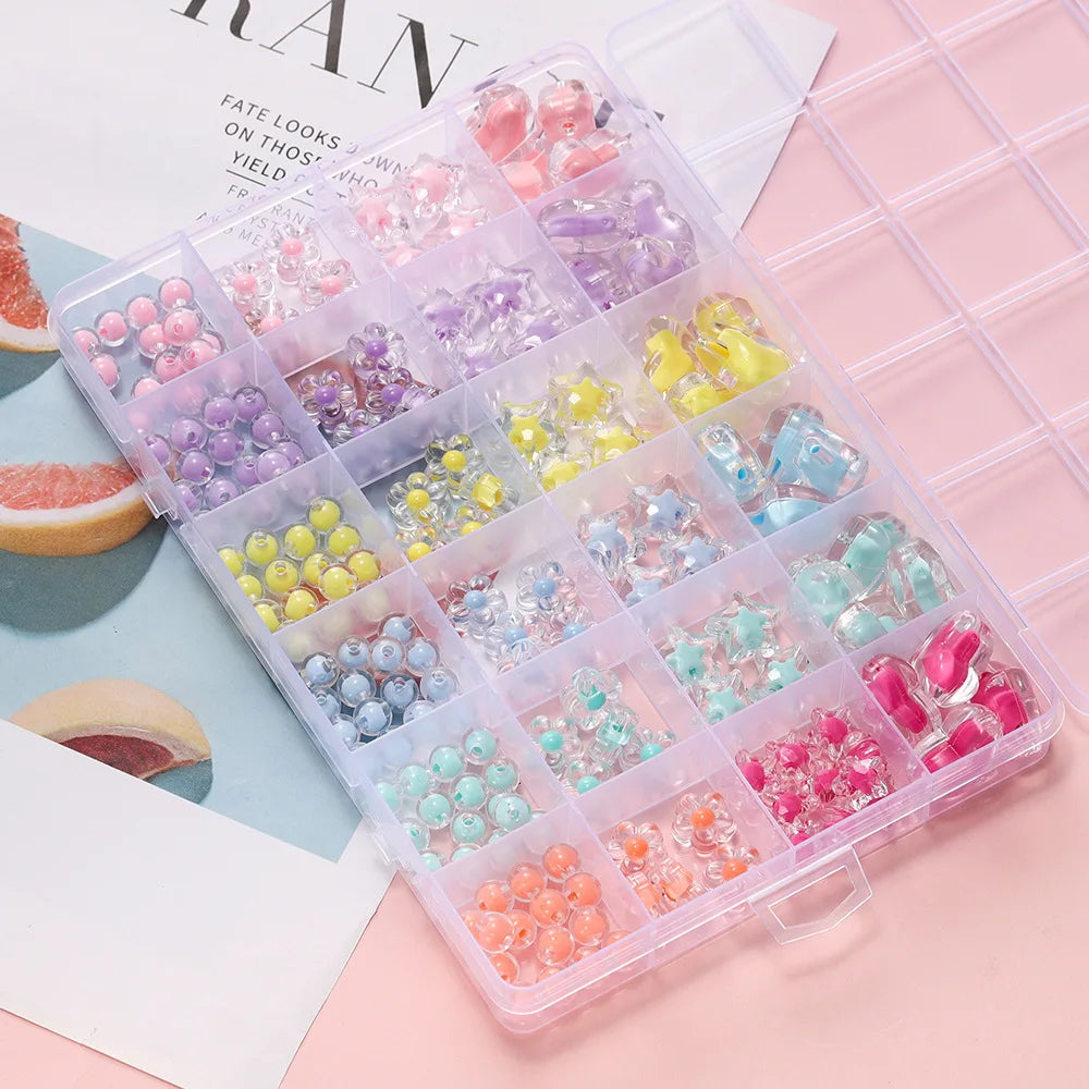 24-Grid Acrylic Beads Kit
