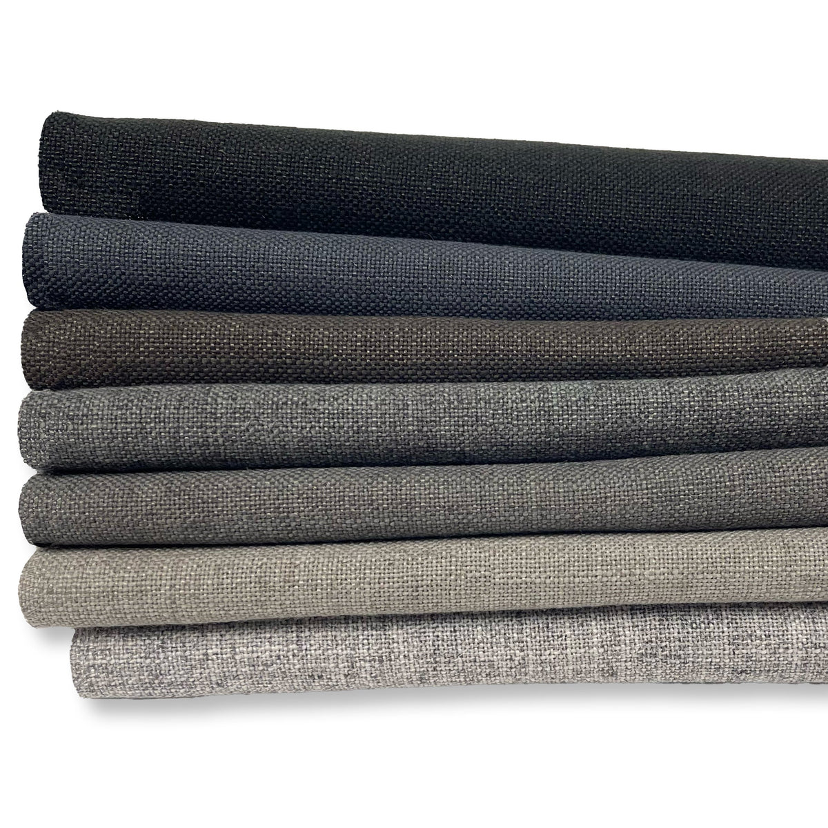 ZUMA - BLAKE, LINEN POLYESTER BLENDED UPHOLSTERY FABRIC BY THE YARD