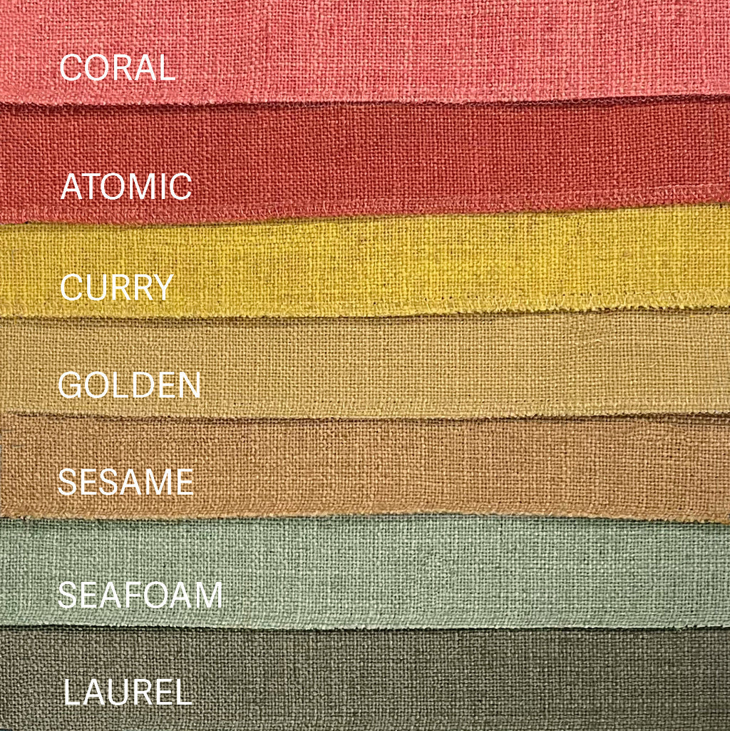 ZUMA - BLAKE, LINEN POLYESTER BLENDED UPHOLSTERY FABRIC BY THE YARD