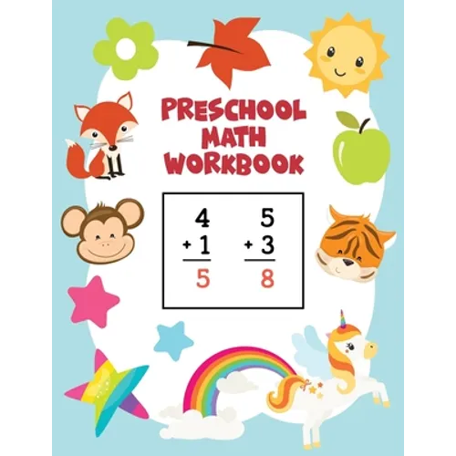 Preschool Math Workbook: Learn Numbers - Paperback