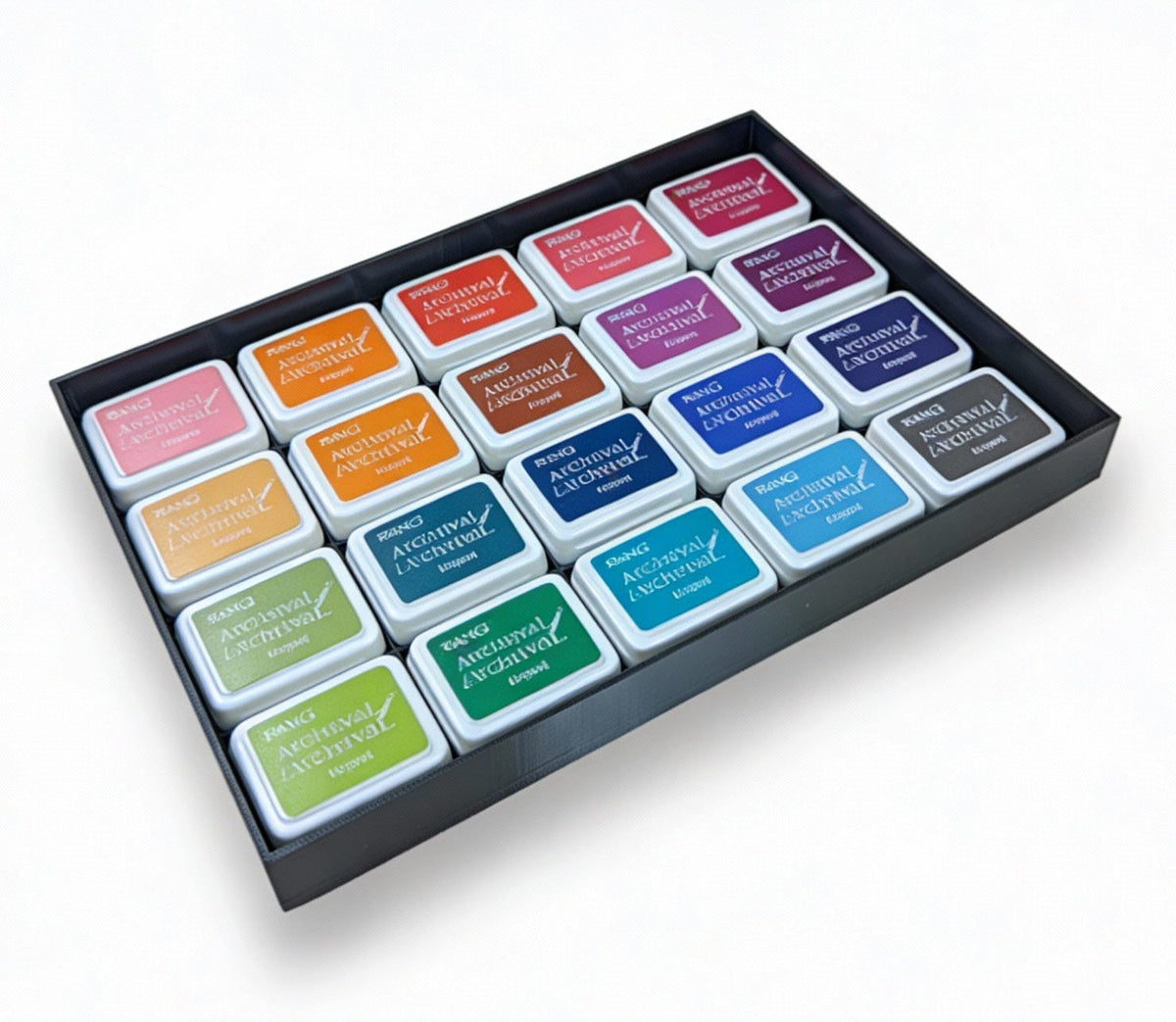 Mini Archival Ink Pad Stackable Storage Tray, Compact Organizer