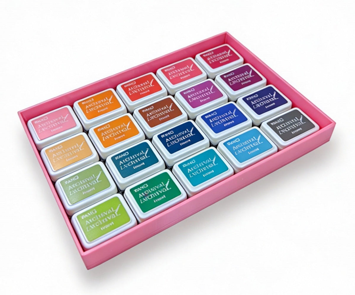 Mini Archival Ink Pad Stackable Storage Tray, Compact Organizer