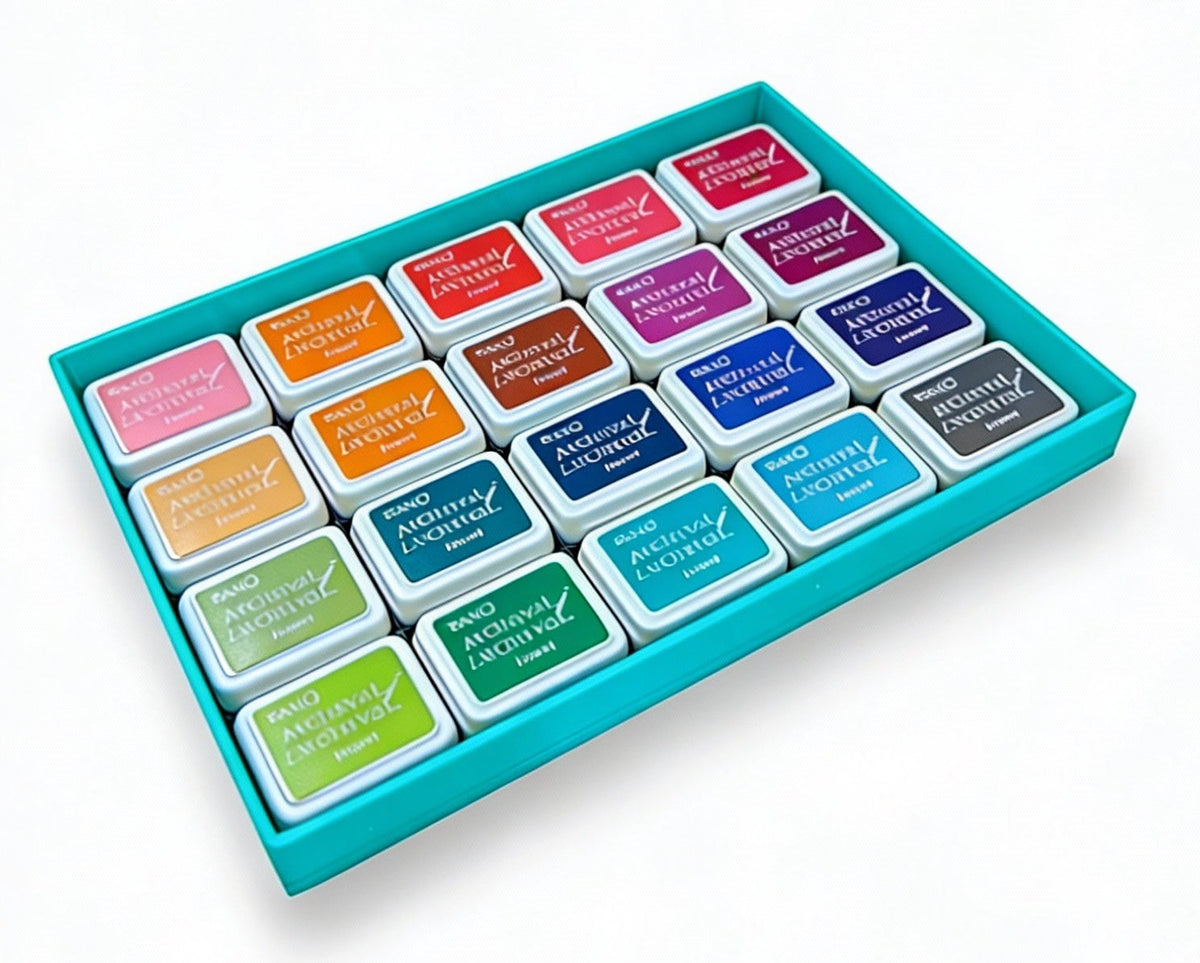 Mini Archival Ink Pad Stackable Storage Tray, Compact Organizer