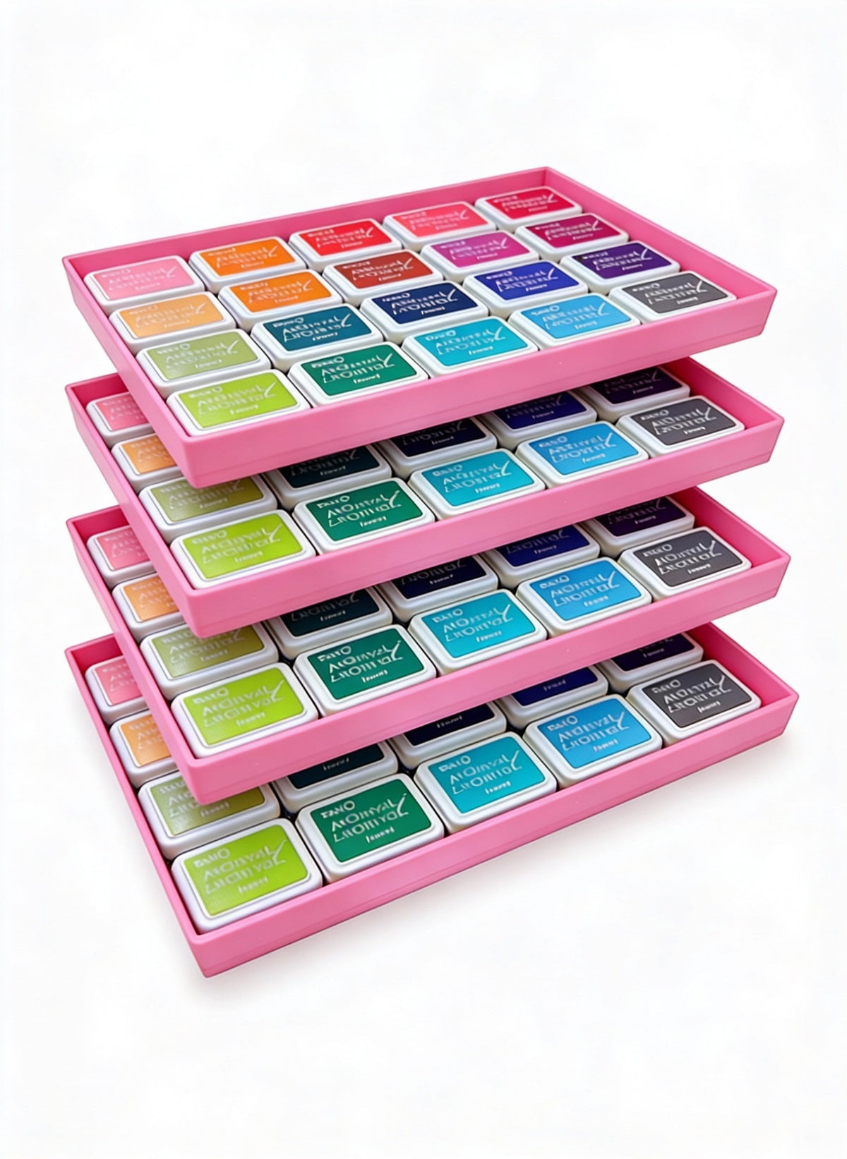 Mini Archival Ink Pad Stackable Storage Tray, Compact Organizer