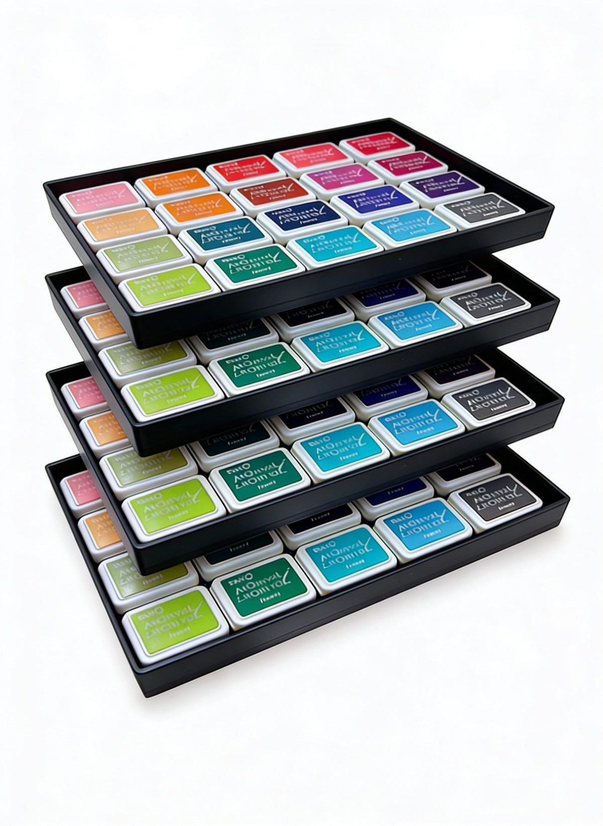 Mini Archival Ink Pad Stackable Storage Tray, Compact Organizer