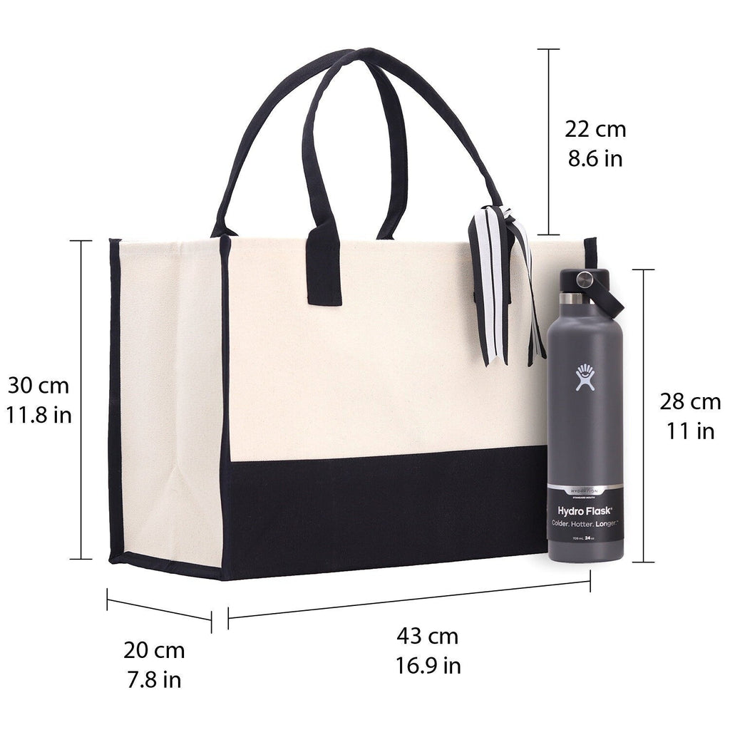 Personalized Knitting Cotton Canvas Tote Bag Custom