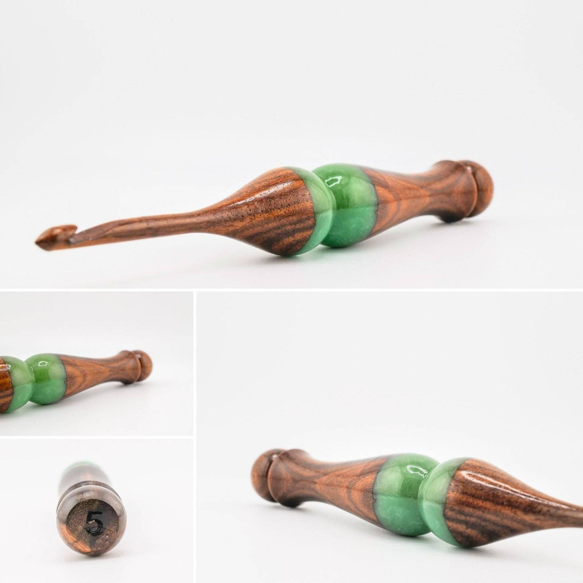 Sparkle Rosewood Crochet Hook